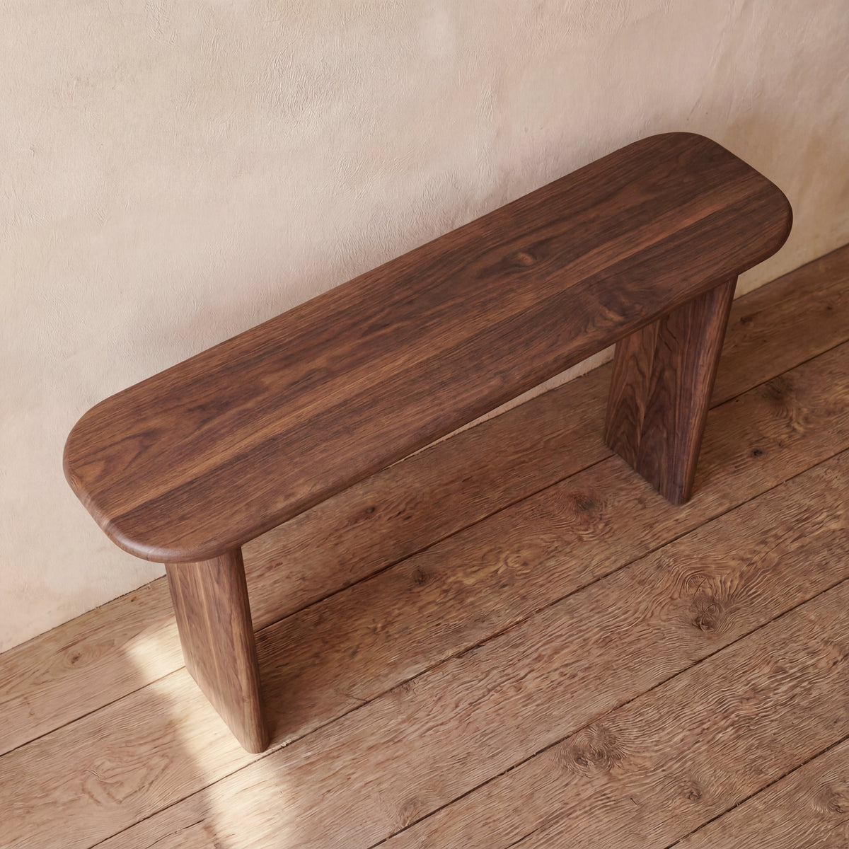60 Inch Console Table in Walnut