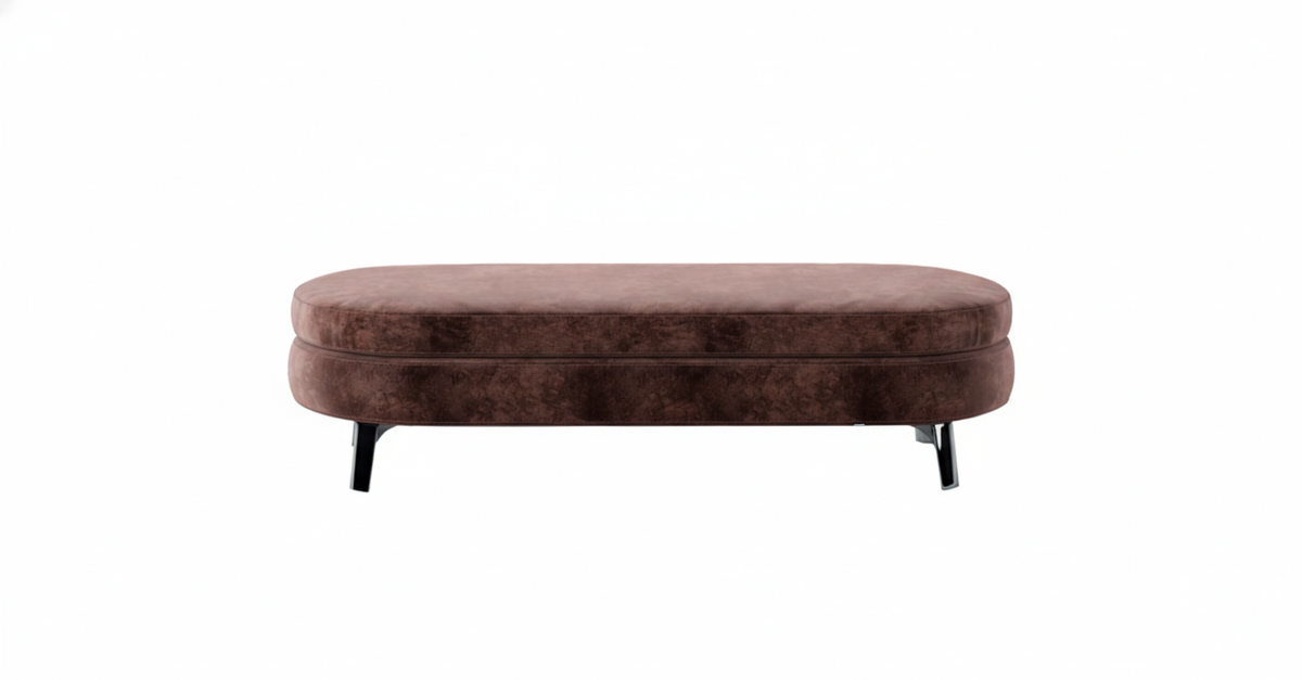 Plush Oval Bench