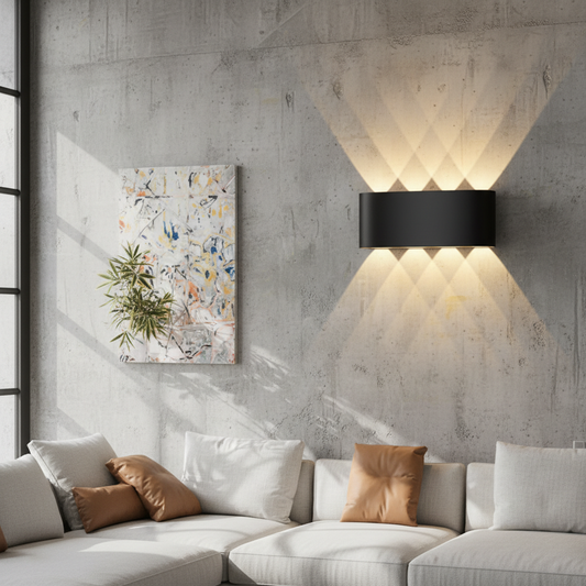 Minimalist Iron & Acrylic Wall Light
