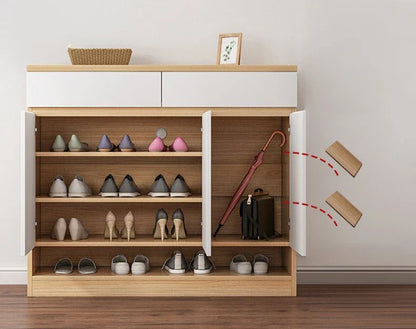 SC52 White Shoe Cabinet