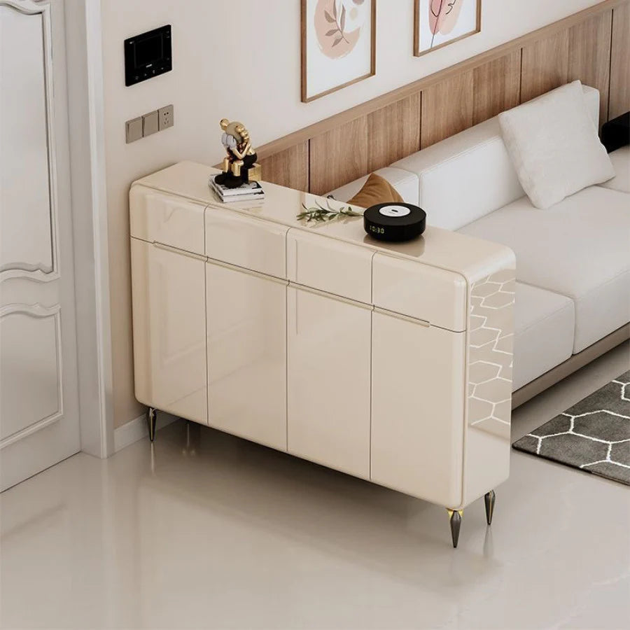 SC38 White Shoe Cabinet