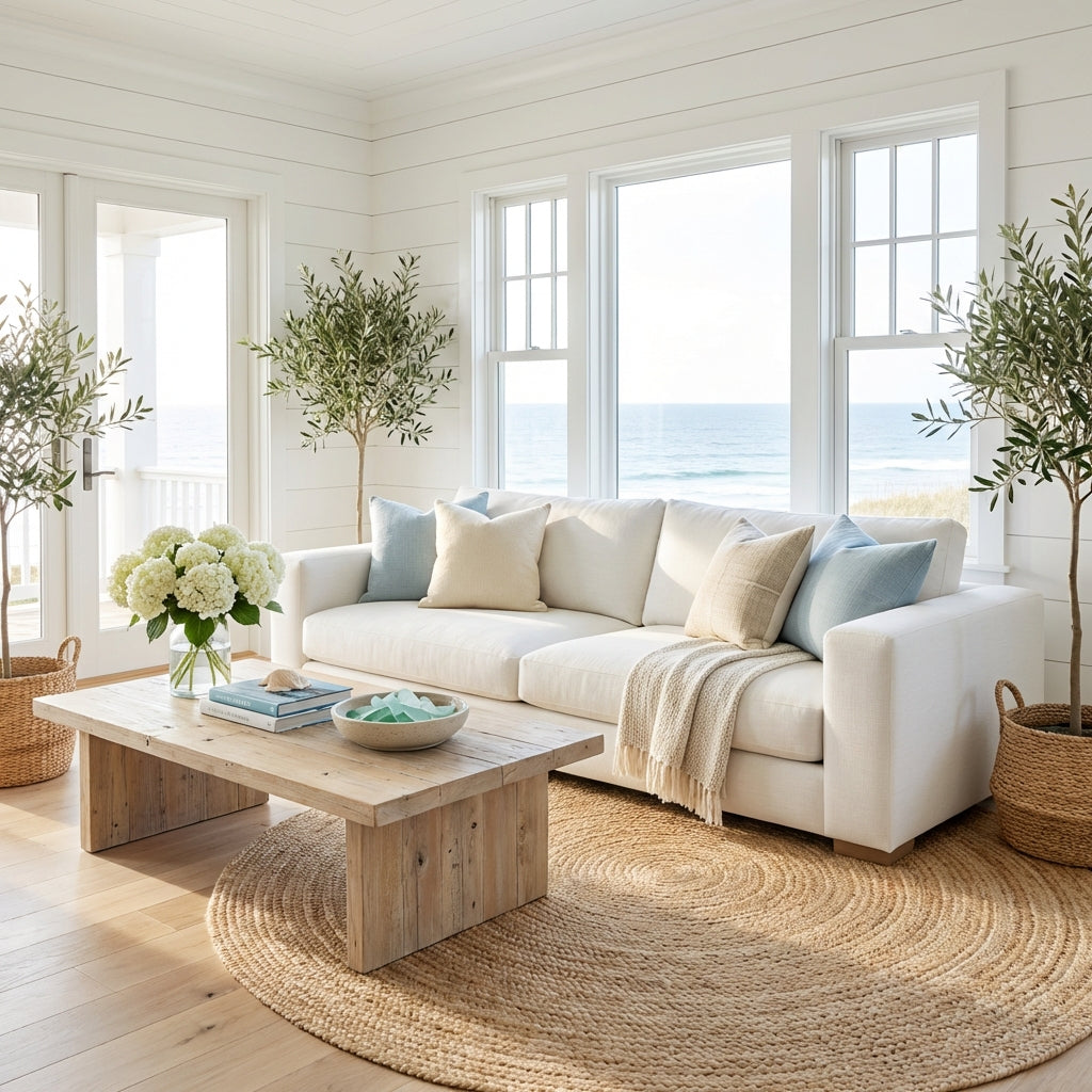The Nordic Cotton and Linen Fabric Sofa