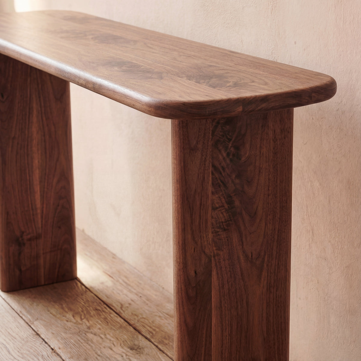 60 Inch Console Table in Walnut